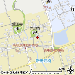 滋賀県長浜市高畑町179周辺の地図
