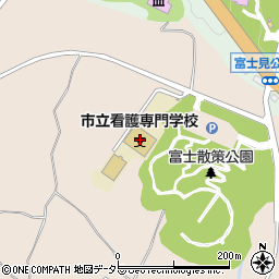 富士吉田市立看護専門学校周辺の地図