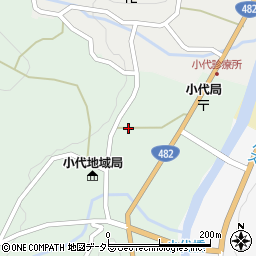 兵庫県美方郡香美町小代区大谷191周辺の地図