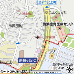 神奈川県横浜市旭区市沢町583-7周辺の地図