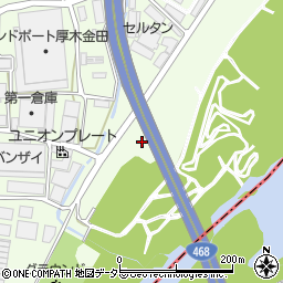 神奈川県厚木市金田1661周辺の地図