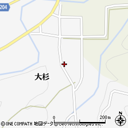 鳥取県東伯郡琴浦町大杉48周辺の地図