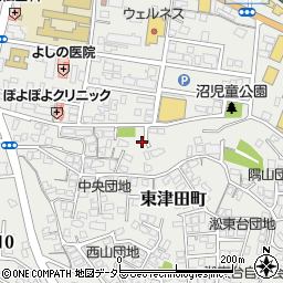 島根県松江市東津田町1444周辺の地図