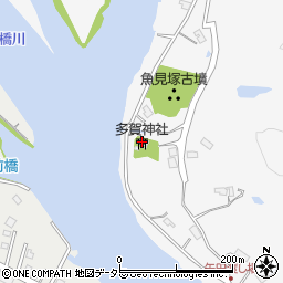 多賀神社周辺の地図