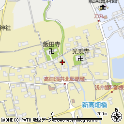 滋賀県長浜市高畑町202周辺の地図