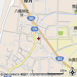 岐阜県本巣市屋井548-2周辺の地図