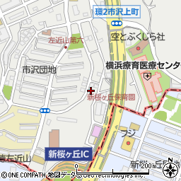 神奈川県横浜市旭区市沢町583-8周辺の地図