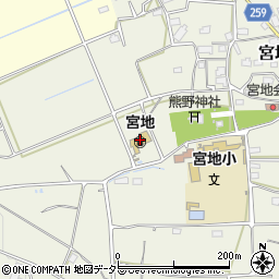 宮地周辺の地図