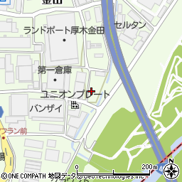 神奈川県厚木市金田1678周辺の地図