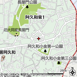 神奈川県横浜市瀬谷区阿久和東1丁目54-4周辺の地図