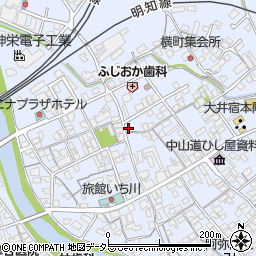 岐阜県恵那市大井町550-4周辺の地図