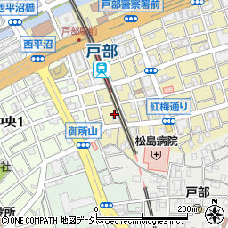 神奈川県横浜市西区戸部本町12周辺の地図
