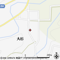 鳥取県東伯郡琴浦町大杉45周辺の地図