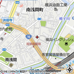 神奈川県横浜市西区南浅間町7-1周辺の地図