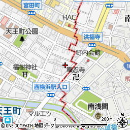 有限会社天王町質店周辺の地図