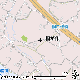 神奈川県横浜市旭区桐が作周辺の地図