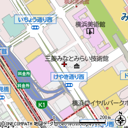 【baybikeポート】三菱重工横浜ビル周辺の地図