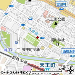 神奈川県横浜市保土ケ谷区天王町周辺の地図