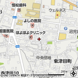 島根県松江市東津田町1206周辺の地図