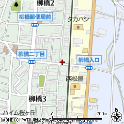 タイムズ大和柳橋第２駐車場周辺の地図