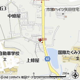 岐阜県美濃加茂市蜂屋町上蜂屋3532周辺の地図