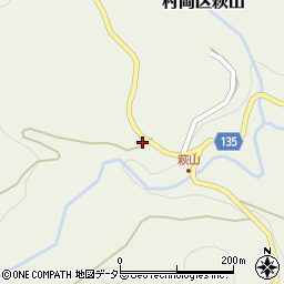 兵庫県美方郡香美町村岡区萩山264周辺の地図