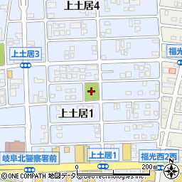 石田公園トイレ周辺の地図