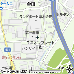 神奈川県厚木市金田1108-1周辺の地図