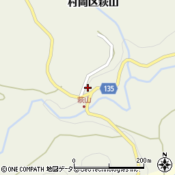 兵庫県美方郡香美町村岡区萩山82周辺の地図