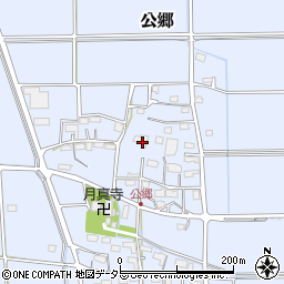 岐阜県揖斐郡大野町公郷1581-1周辺の地図