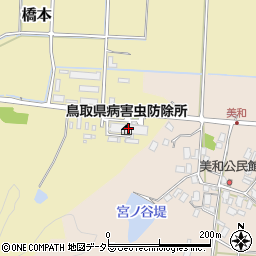 鳥取県病害虫防除所周辺の地図