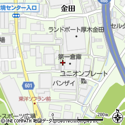 神奈川県厚木市金田1104周辺の地図