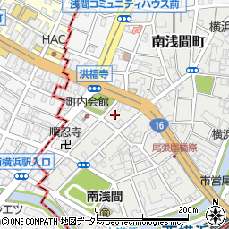 神奈川県横浜市西区南浅間町31-140周辺の地図