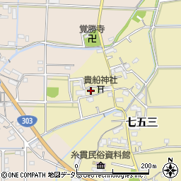 岐阜県本巣市七五三618周辺の地図