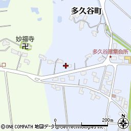 島根県出雲市多久谷町37周辺の地図