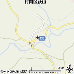 兵庫県美方郡香美町村岡区萩山79周辺の地図