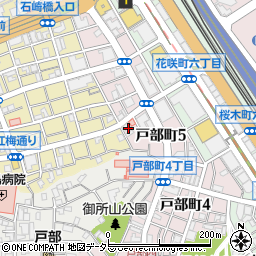 萬里香菜館周辺の地図