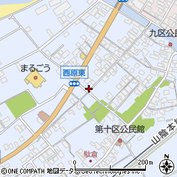 鳥取県米子市淀江町西原1299-16周辺の地図