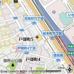 神奈川日産自動車株式会社　本社周辺の地図