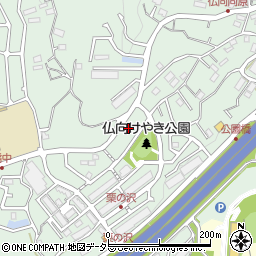 神奈川県横浜市保土ケ谷区仏向町1059-90周辺の地図