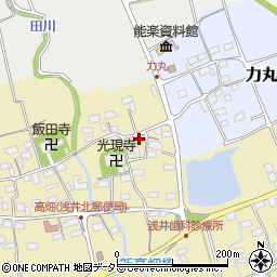 滋賀県長浜市高畑町173周辺の地図