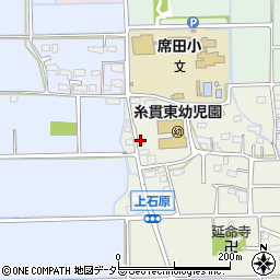 岐阜県本巣市石原44周辺の地図