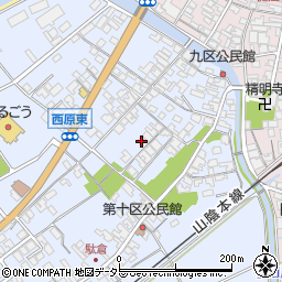 鳥取県米子市淀江町西原556周辺の地図