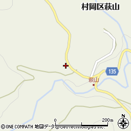 兵庫県美方郡香美町村岡区萩山260周辺の地図