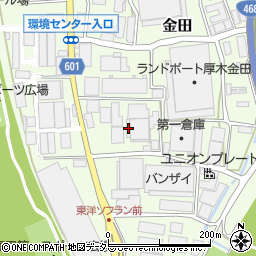 神奈川県厚木市金田1022-2周辺の地図
