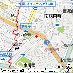 神奈川県横浜市西区南浅間町31-13周辺の地図