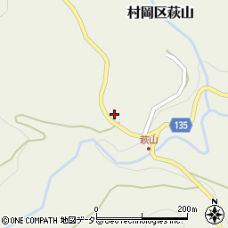 兵庫県美方郡香美町村岡区萩山100周辺の地図