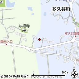 島根県出雲市多久谷町19周辺の地図