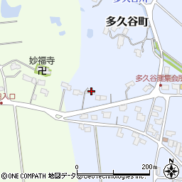 島根県出雲市多久谷町14周辺の地図