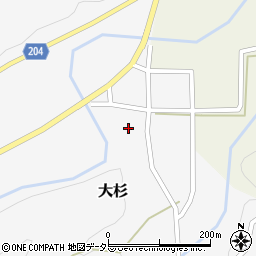 鳥取県東伯郡琴浦町大杉498周辺の地図